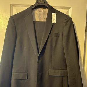 Brand new black Brooks Brothers Red Fleece mens suit